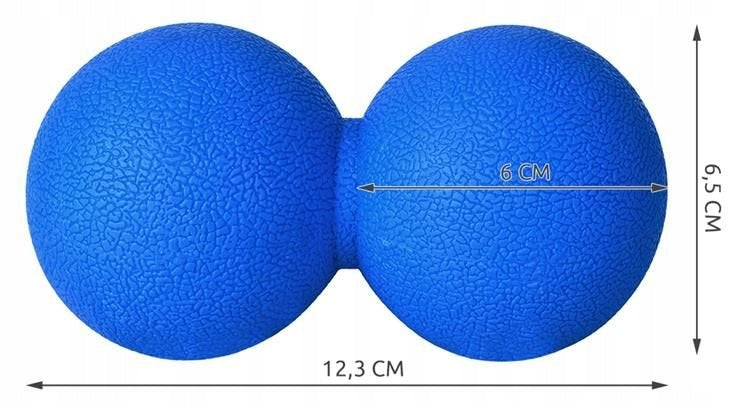 Double Ball For Exercise Massage Ball Duoball Hard Manufacturer code Piłka Podwójna Duoball