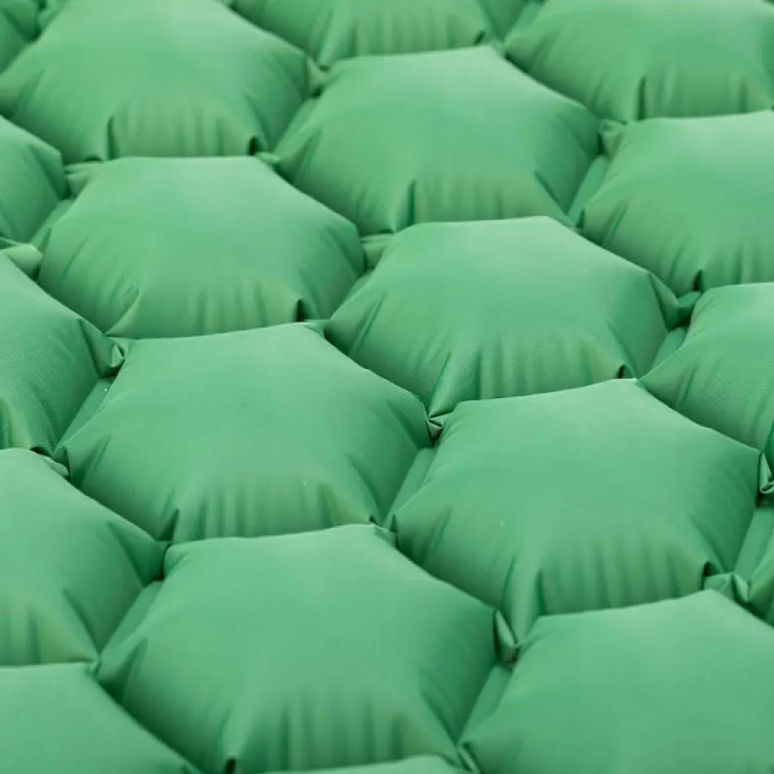 Double Camping Self-Inflating Hiking Mattress with Pump Green Packaging status original