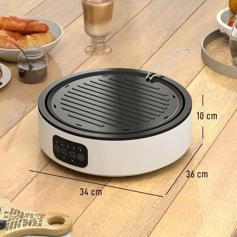 Double Ceramic Plate 2000W 4 Heating Levels White Power rating 1 W