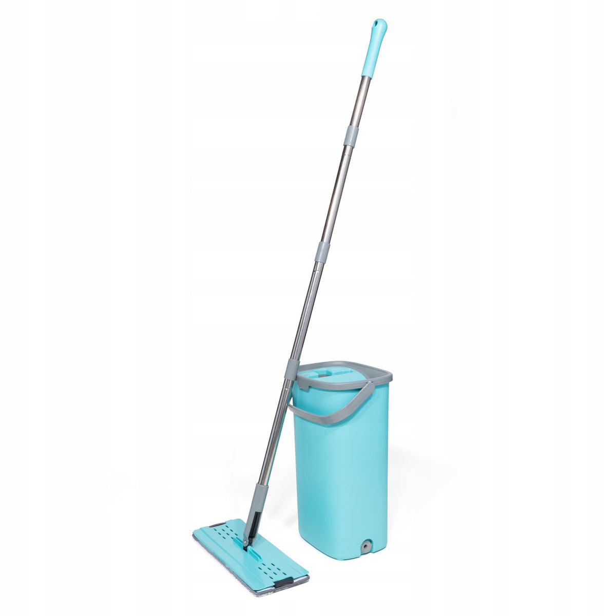 Double Chamber Bucket Flat Mop with Stepy Intense Flat Squeezer Packaging status original