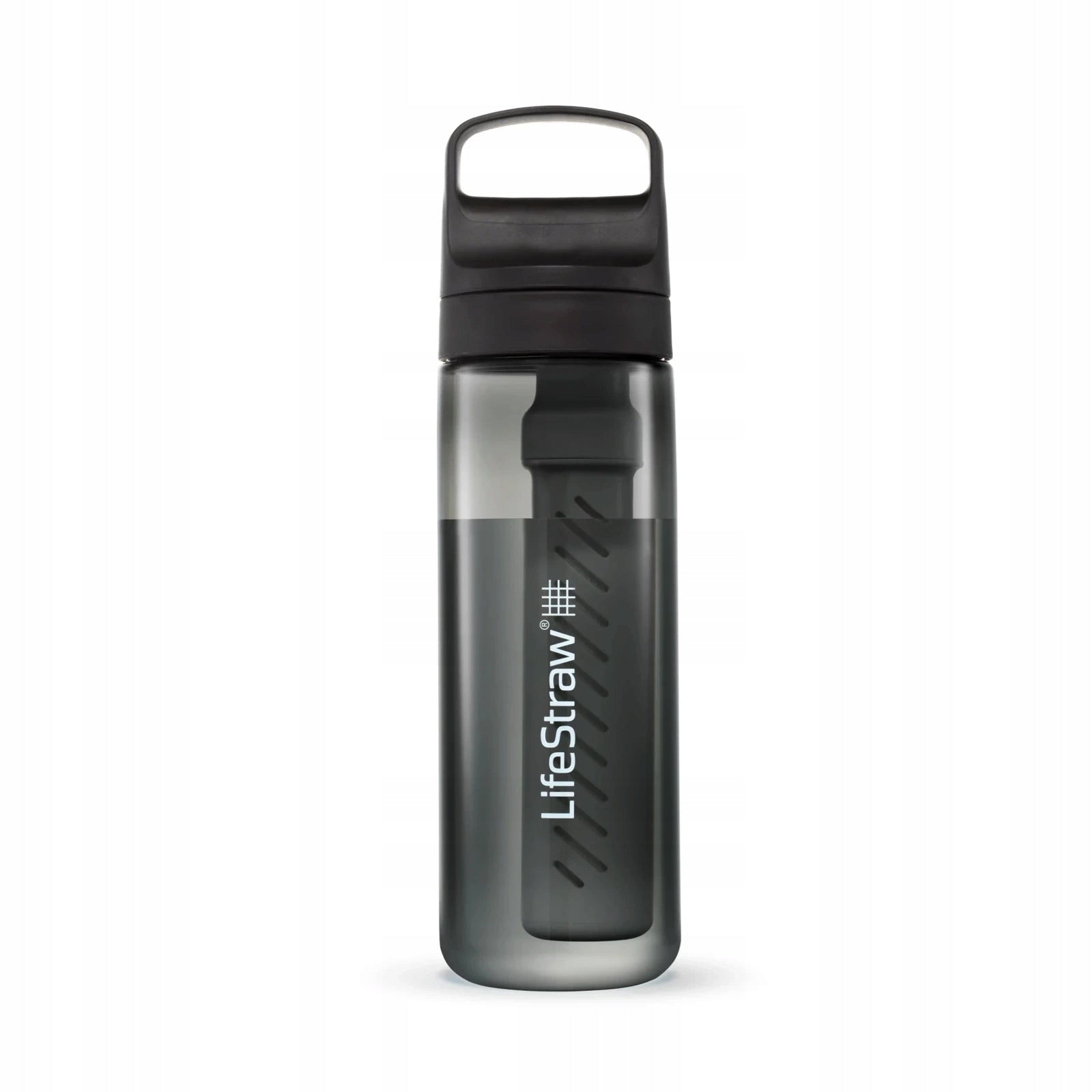 Double Filter Water Bottle LifeStraw Go 2.0 / 0.65L 650ml Black Product height 28 cm