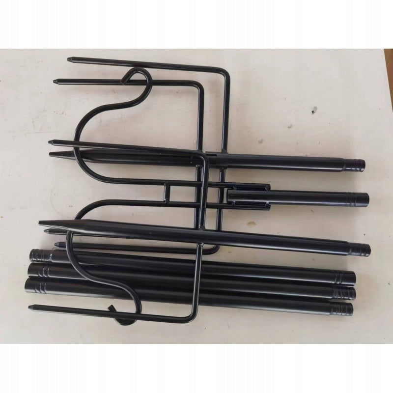 Double Garden Hanger for Bird Feeder Flowers Shepherd Hook 192cm Brand no brand