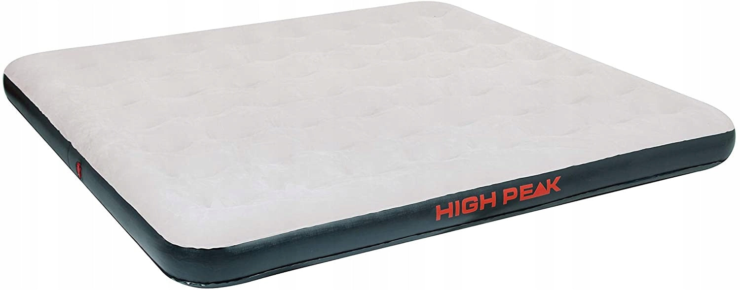 Double Inflatable Mattress High Peak Velour Guest 200x185x20 cm
