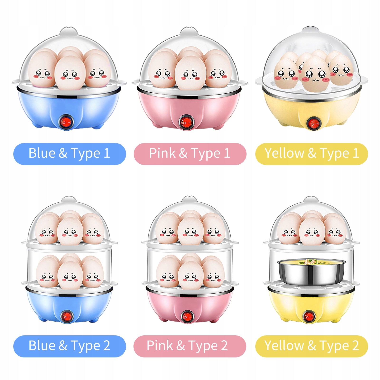 Double Layered Egg Cooker 14 Eggs Hard Cooked B4 Brand no brand