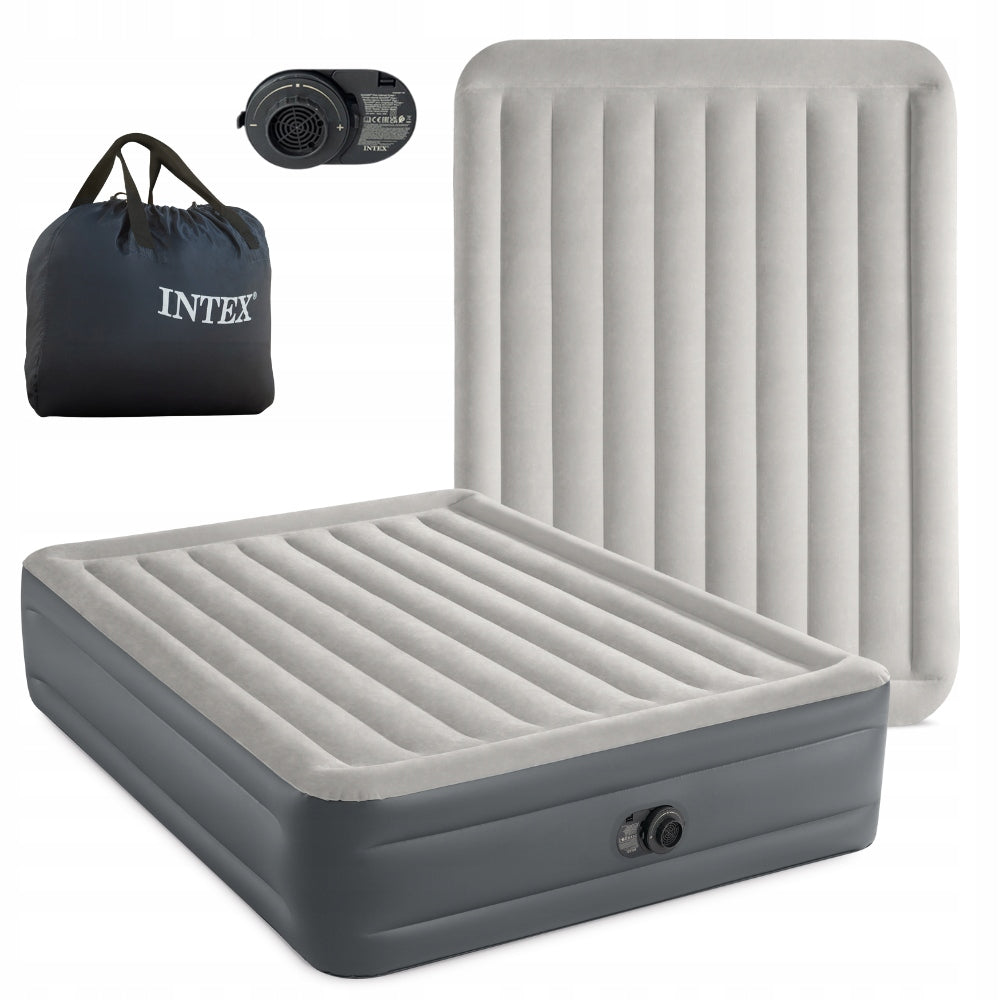 Double Mattress Inflatable 152x203x46 cm bed pump 220V INTEX 64126ND