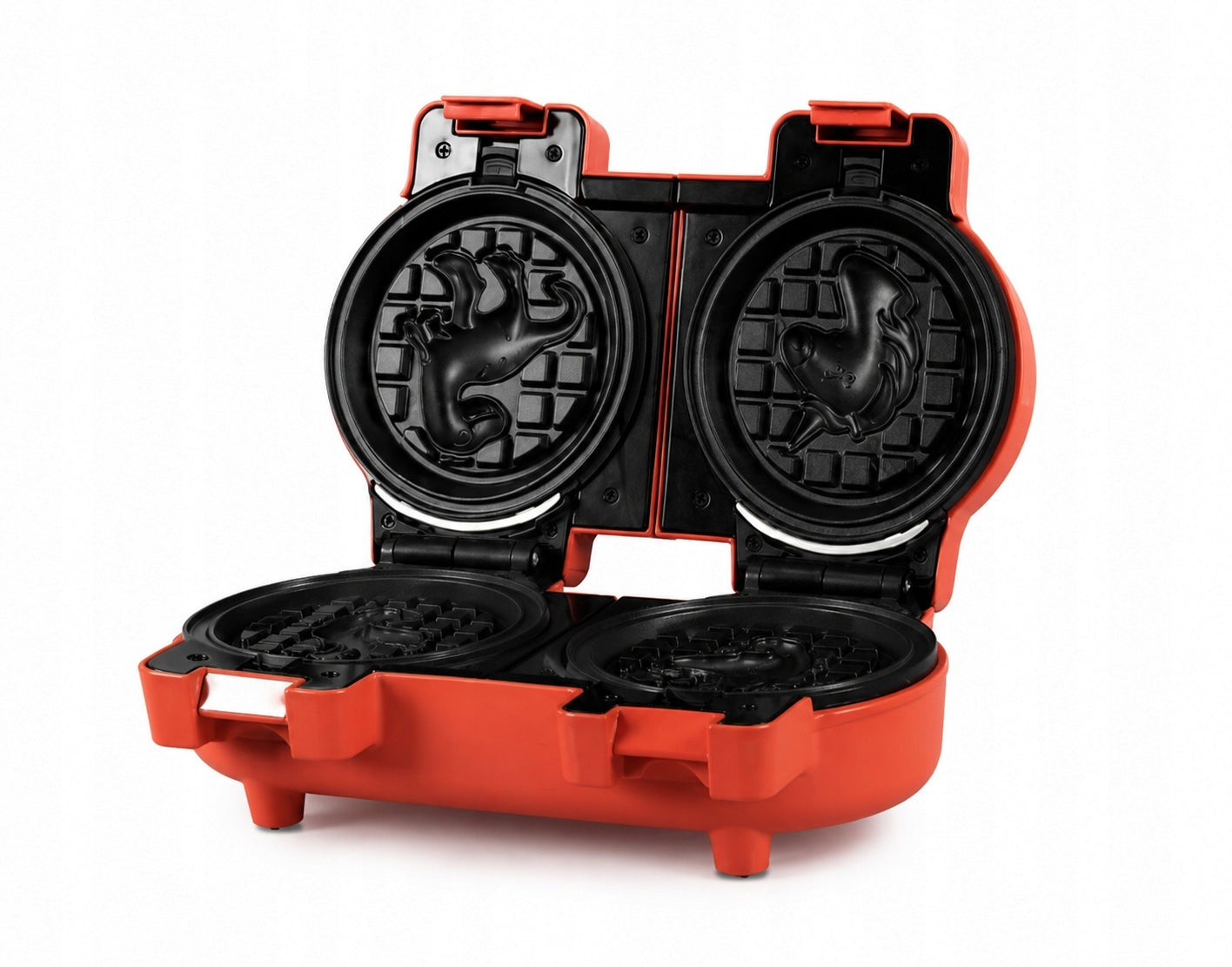 Double Mini Compact Waffle Iron for Kids Pancake Toaster 3in1