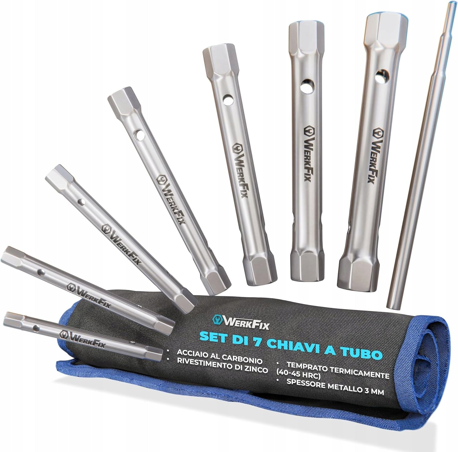 Double Pipe Wrench Set 7pcs WerFix Knob S&R