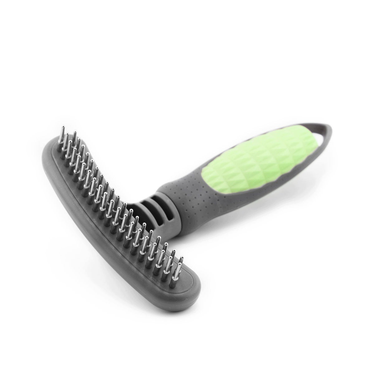 Double Row Carded Brush for Cat Dog Hair MilooPets Rotating Teeth Packaging status original