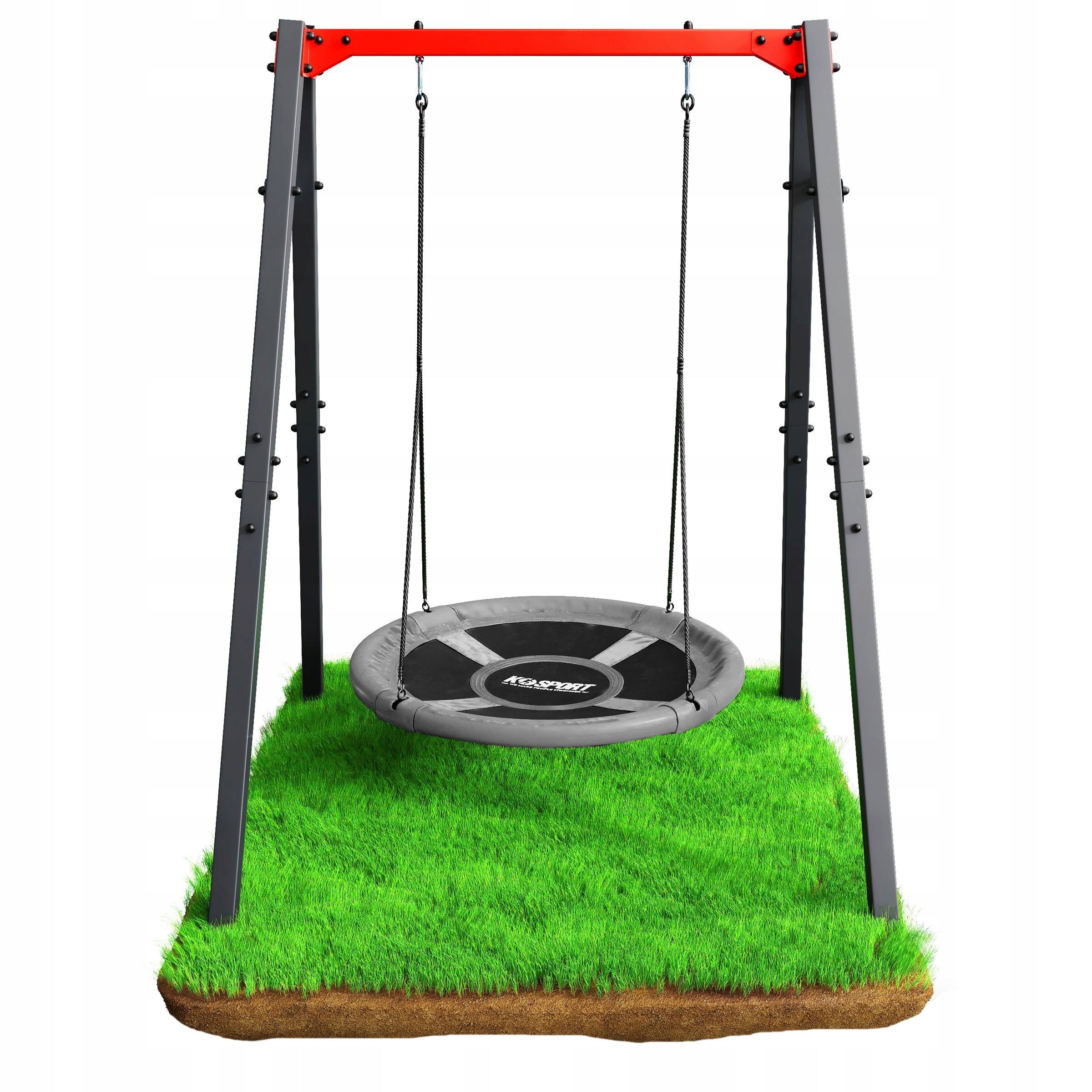 Double SWING GARDEN Metal Frame for Kids STORK NEST Packaging status original