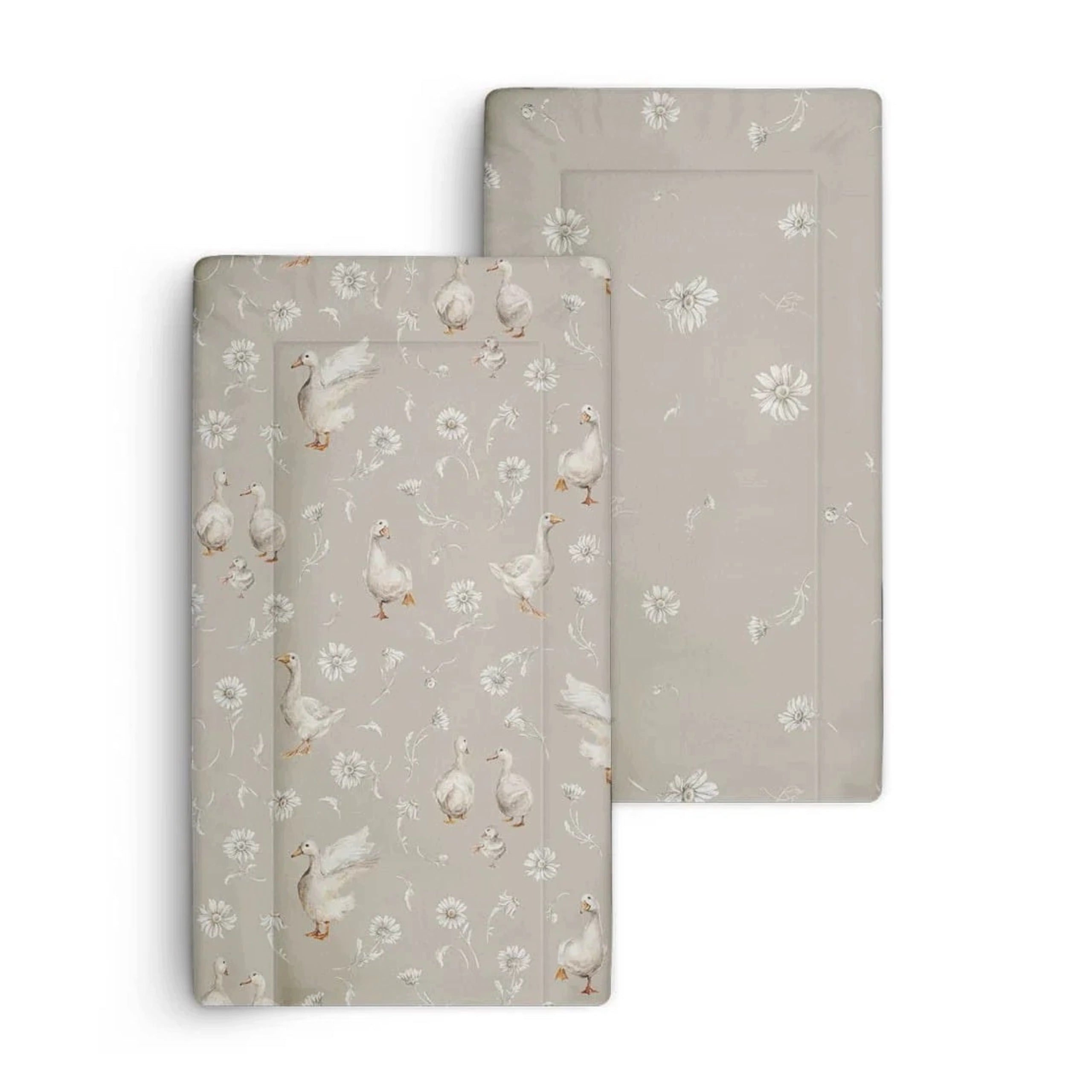 Double Sided Changing Mat Soft for Dresser - 68×46 cm Goose