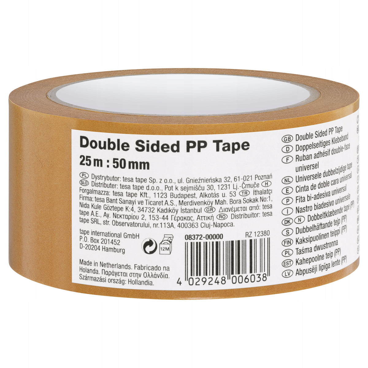 Double Sided Office Adhesive Tape Universal pp fp 10m:50mm