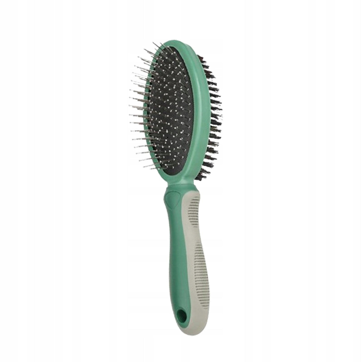 Double Sided Pet Slicker Brush Pets 2 Sided Grooming Brush for Dogs Green