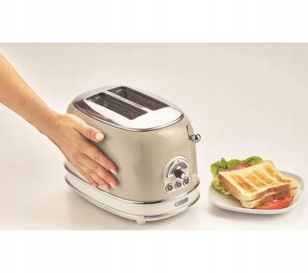 Double Slotted Toaster Ariete Vintage 15503 2 Toast 810W Beige Power rating 810 W