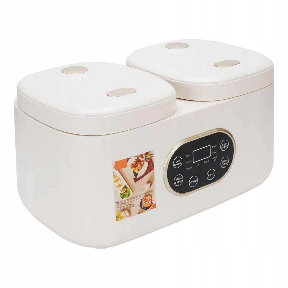 Double Slow Cooker Reserve OP -Up Timer Function GZ Dominant color multicolor