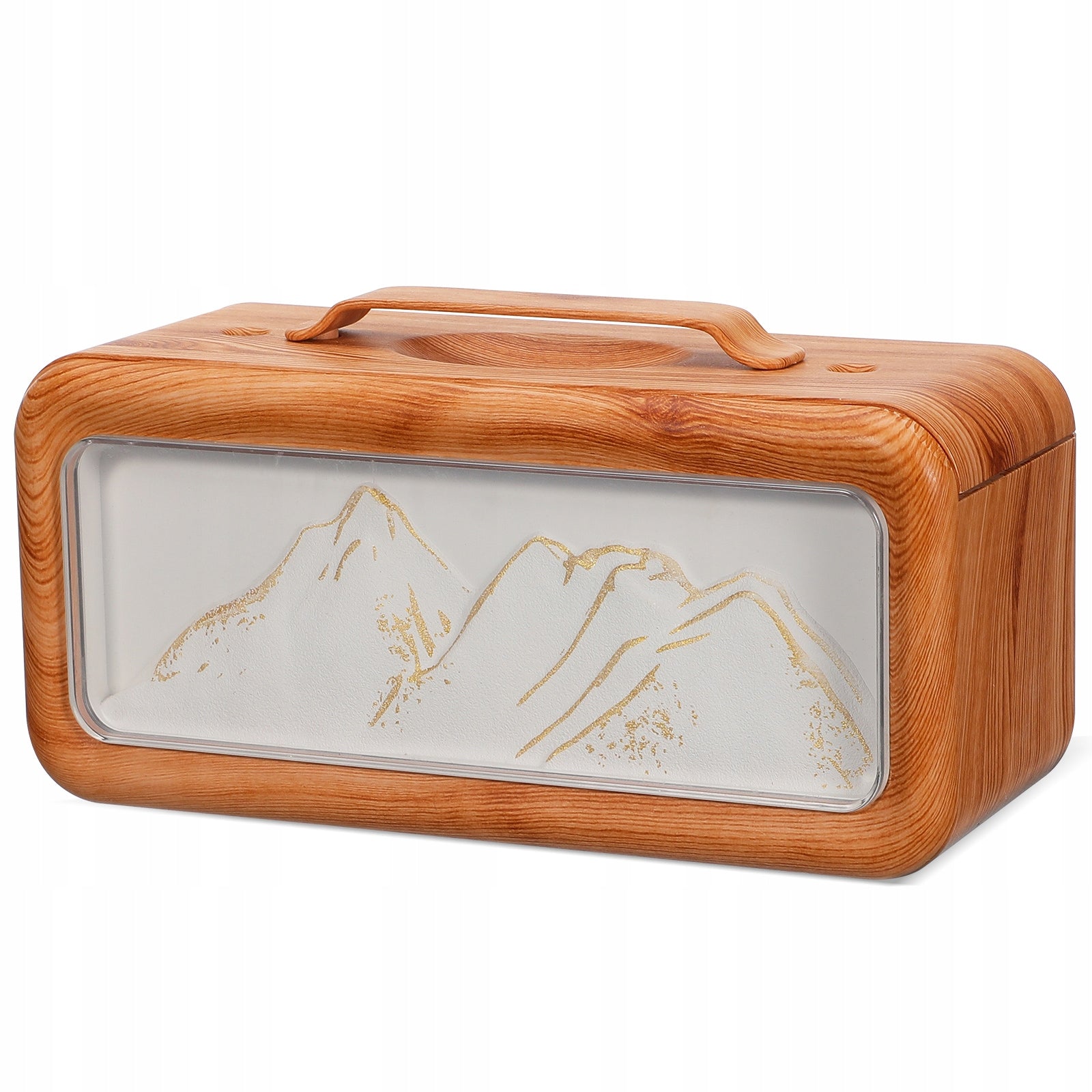 Double Spray Humidifier 600ML Snow Mountain Small Quiet Mist Humidifier