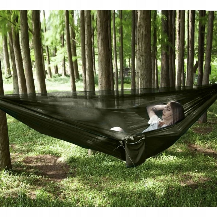 Double Survival Hammock with Mosquito Net UV Cover 250 kg Tourist Packaging status original