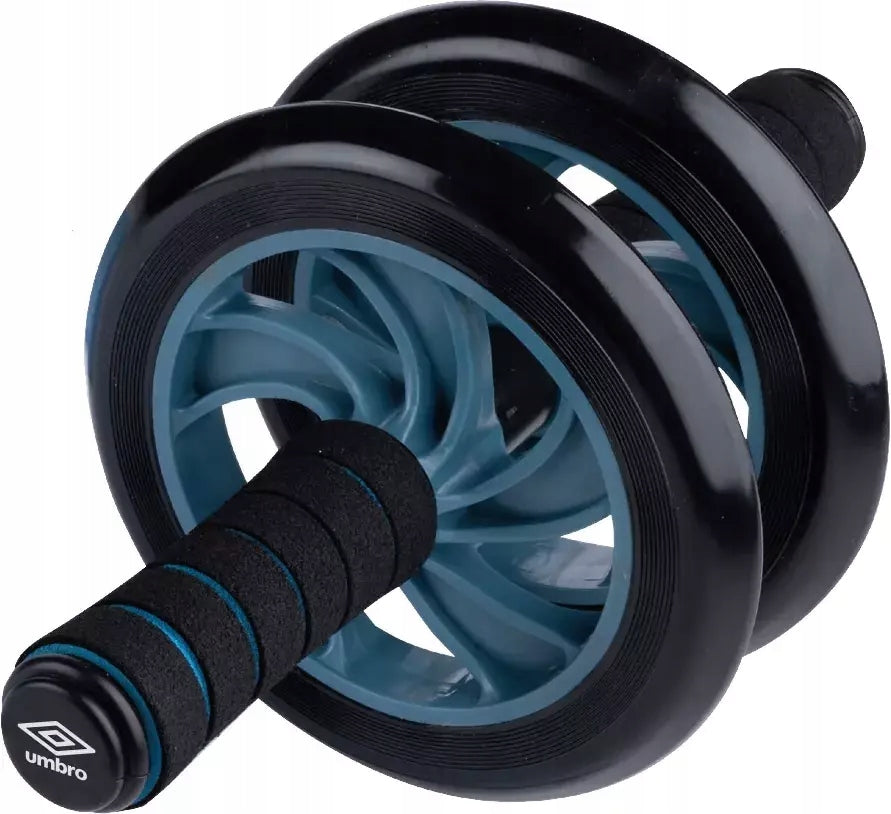 Double abdominal muscle exercise wheel with mat AB roller UMBRO