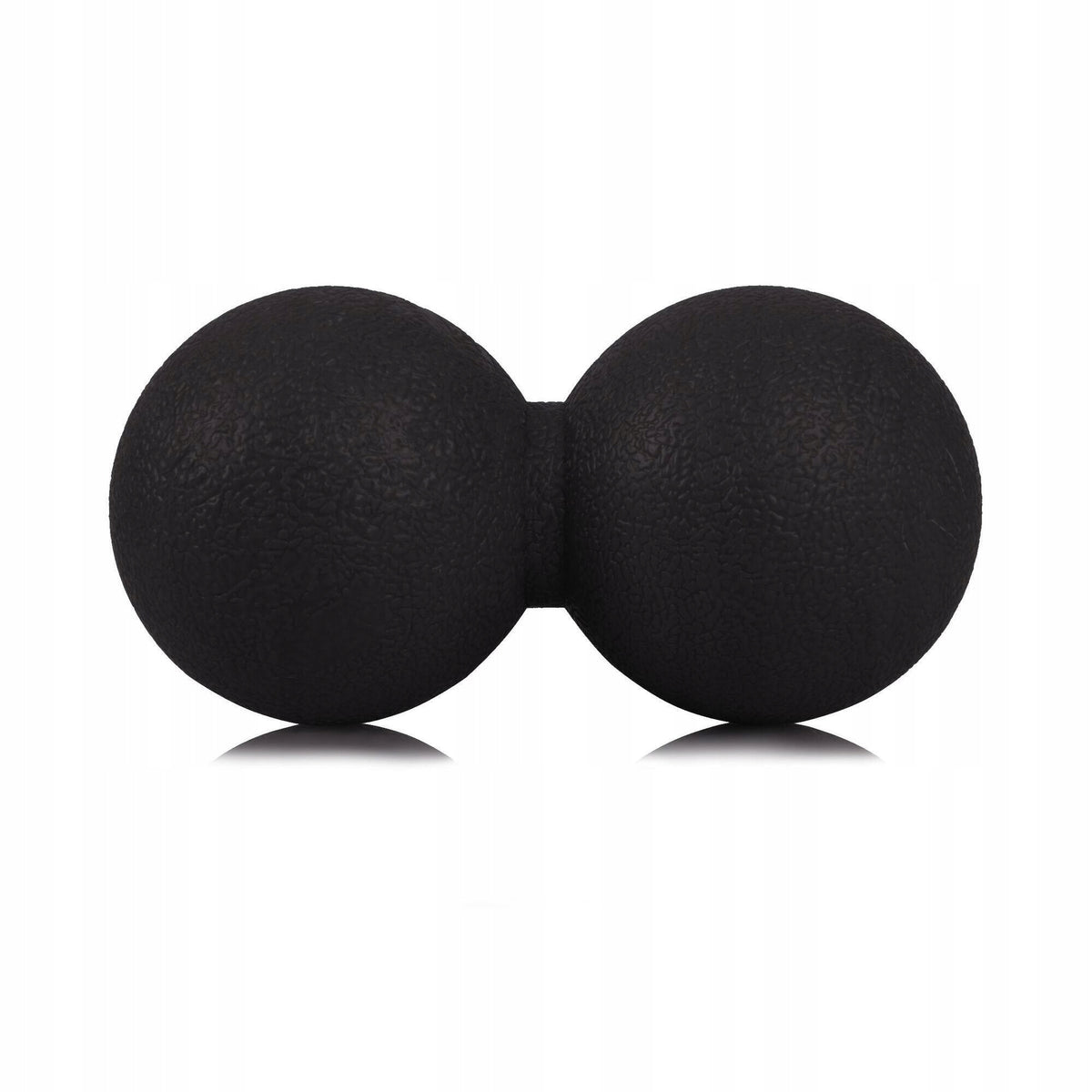 Double ball for massage exercises duoball hard black roller 11,5x6cm