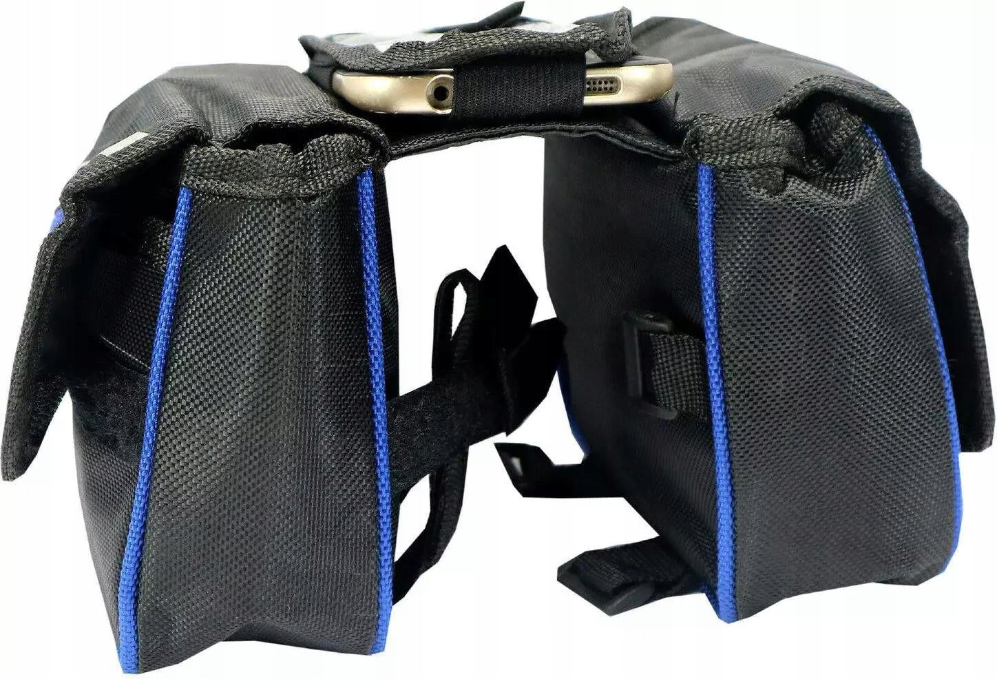 Double bicycle pouch for frame bicycle phone case waterproof bag DUNLOP Manufacturer code E-02739-BLU