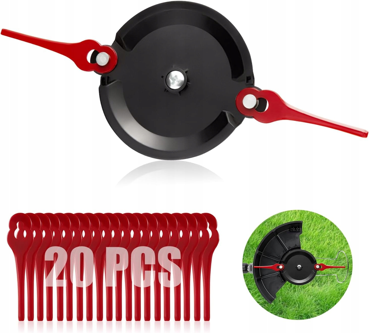 Double blade for trimmer compatible Einhell 20 blades