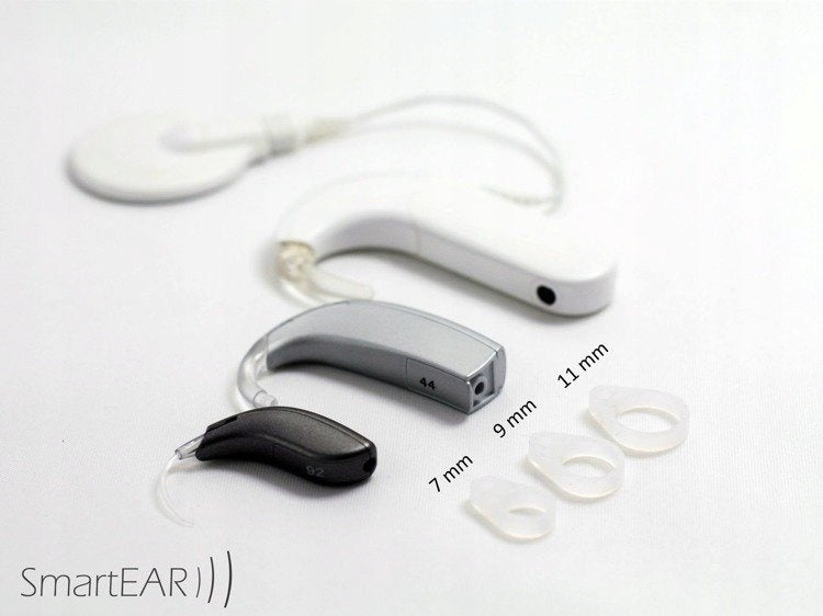 Double-clip pendant for hearing aids - transparent EAN (GTIN) 5900672168006
