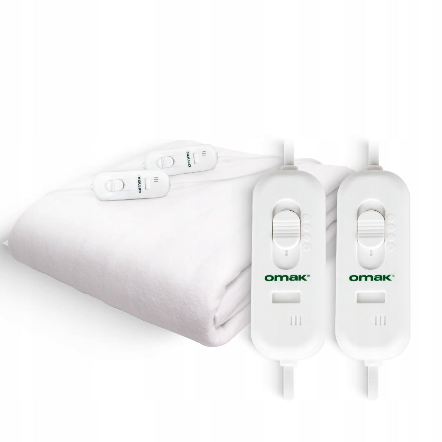 Double electric blanket with two adjustments gentle heat 140x170 cm