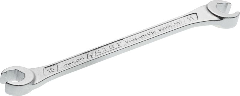 Double eye wrench ,open DIN3118 10x11mm HAZET Product weight with unit packaging 0.06 kg