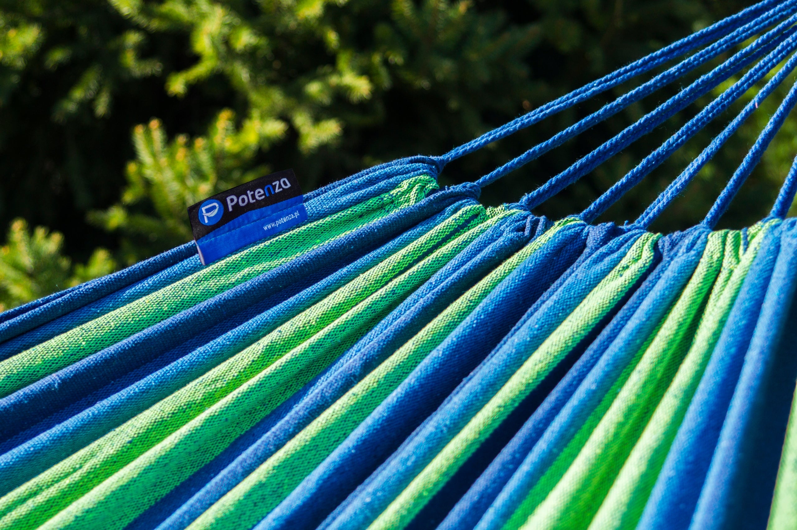 Double garden hammock SINGA 220x160 green with links cover POTENZA Manufacturer code H-SINGA-XL
