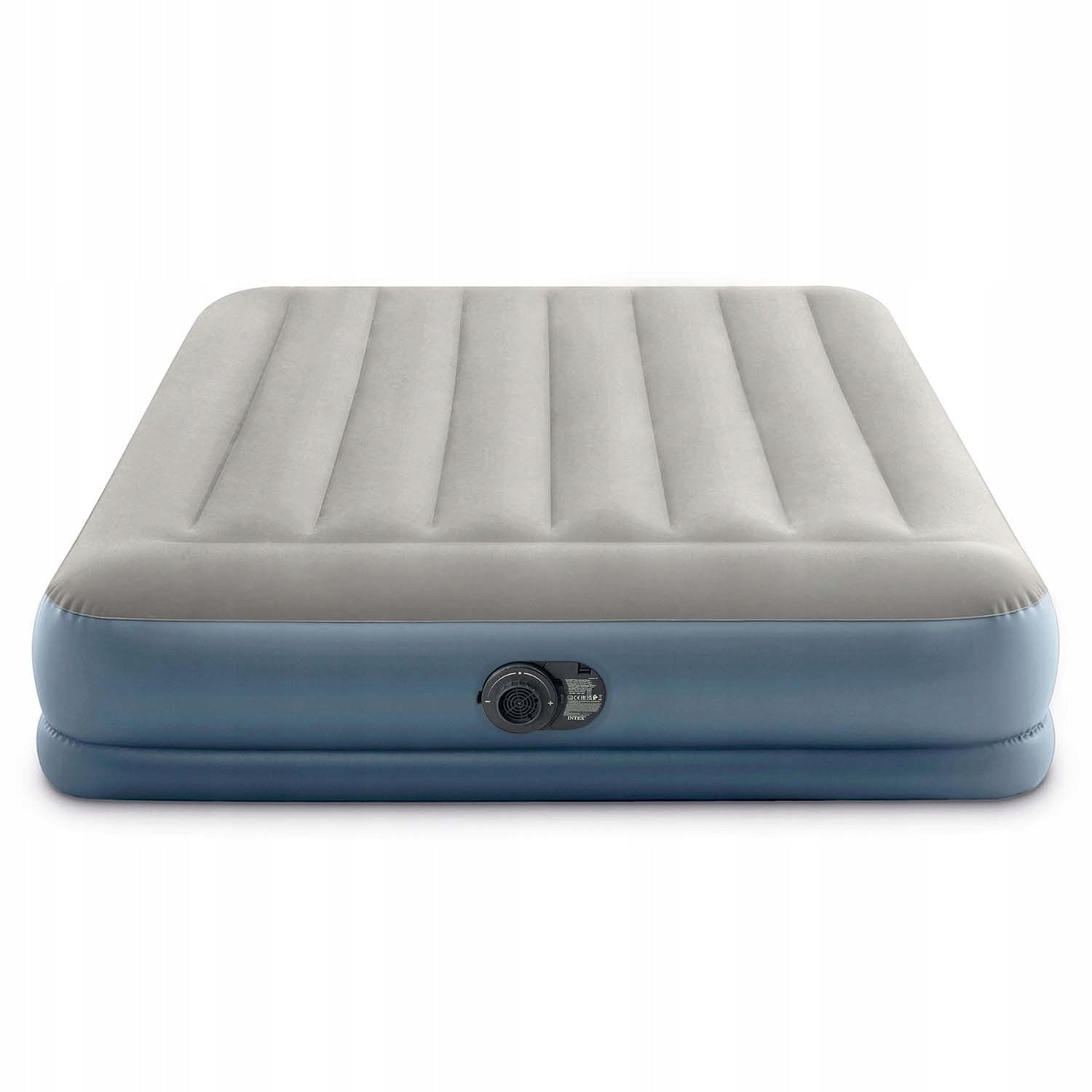 Double inflatable mattress 203x152x30 cm with built-in pump INTEX 64118 Color multicolor