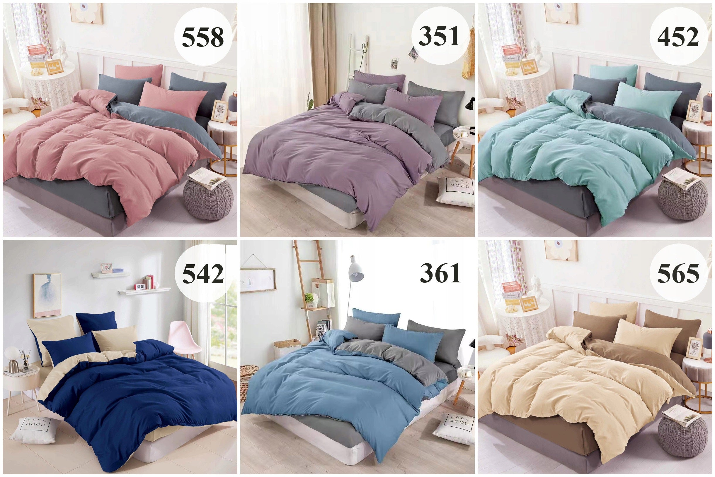 Double-sided bedding 160x200 + 2 Pillowcases Bedding set Nice | LOTS OF DESIGNS Packaging status original
