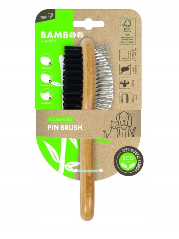 Double-sided brush - BAMBOO - Pin