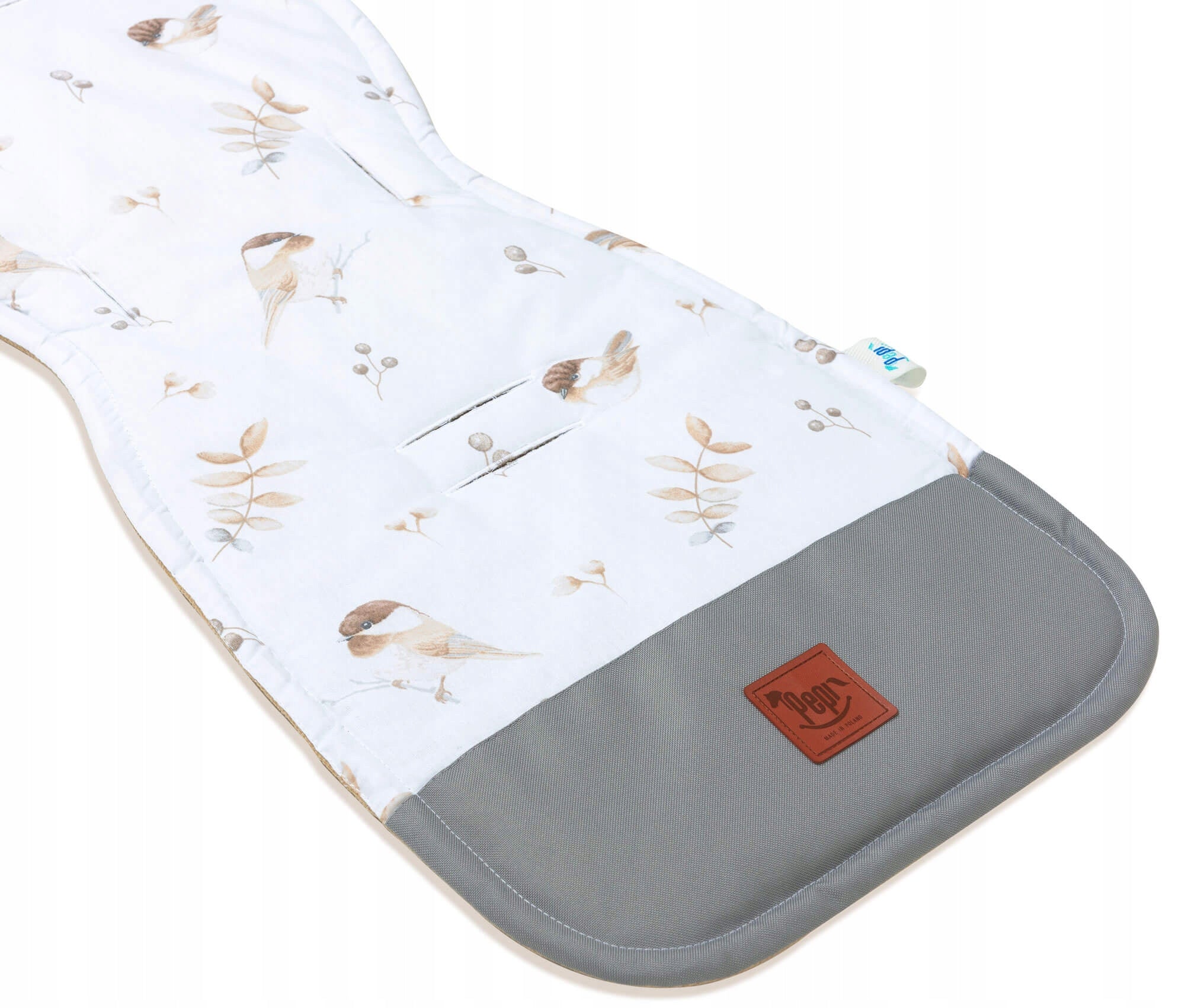 Double-sided insert for Lovely Bird stroller with velvet cappucino Brand Pepi