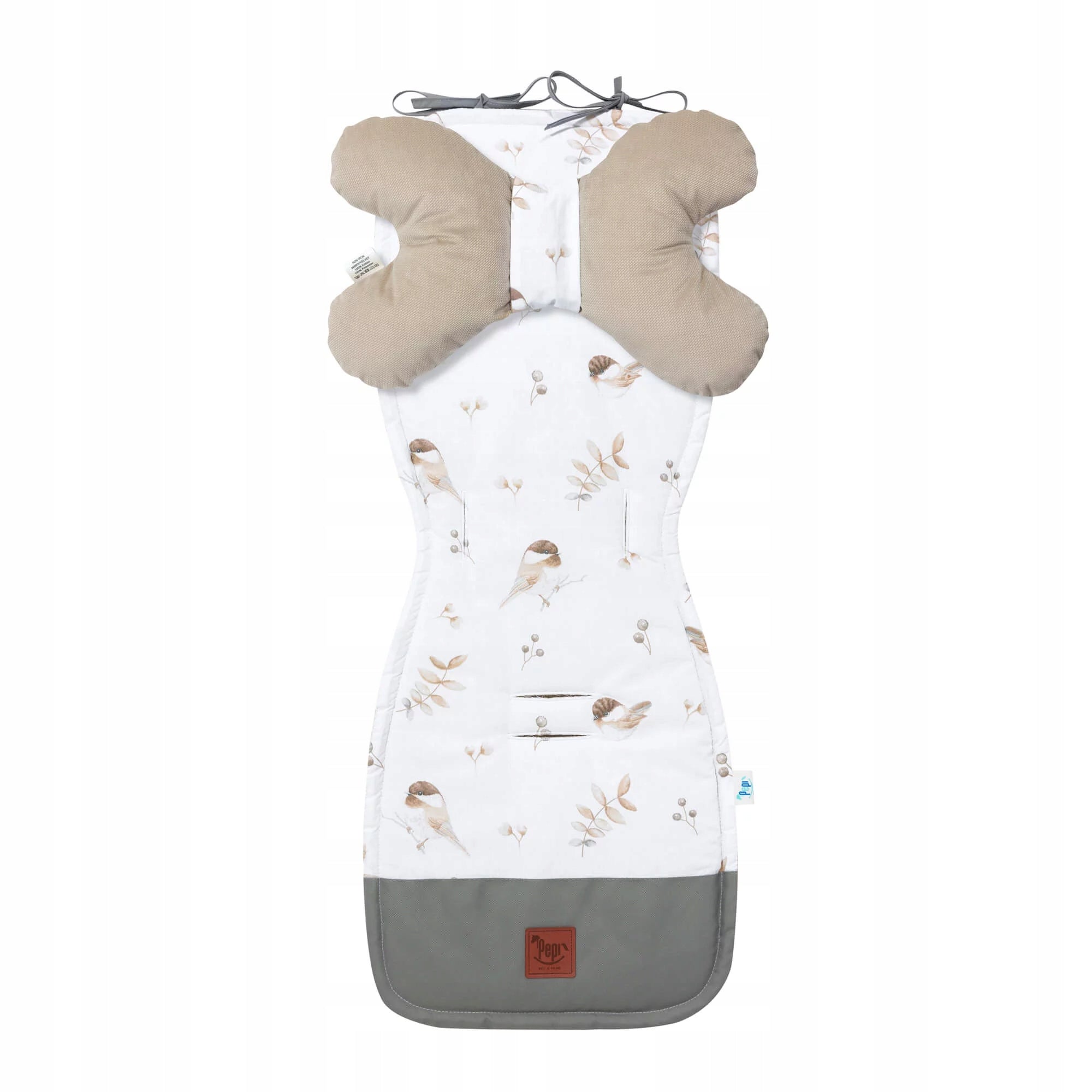 Double-sided insert for Lovely Bird stroller with velvet cappucino Packaging status original