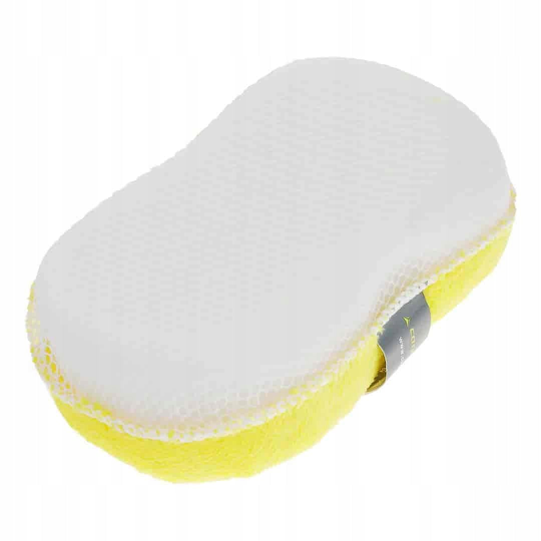 Double-sided sponge microfiber + mesh 19x11x5 cm for car universal Product weight with unit packaging 0.04 kg