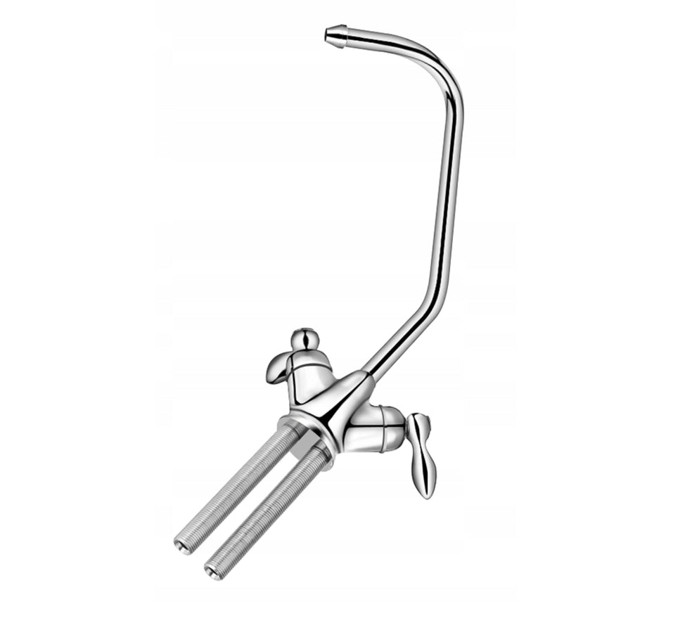 Double tap spout for water filter osmosis chrome Green Filter Manufacturer code F2C