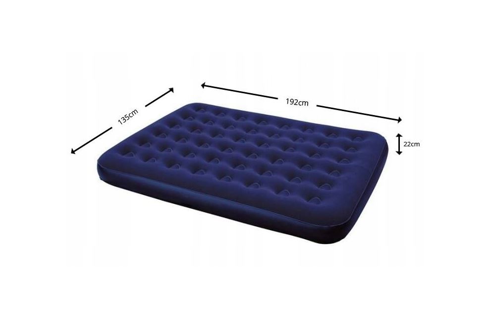Double velour mattress 192x135x22 cm EAN (GTIN) 5609288277538