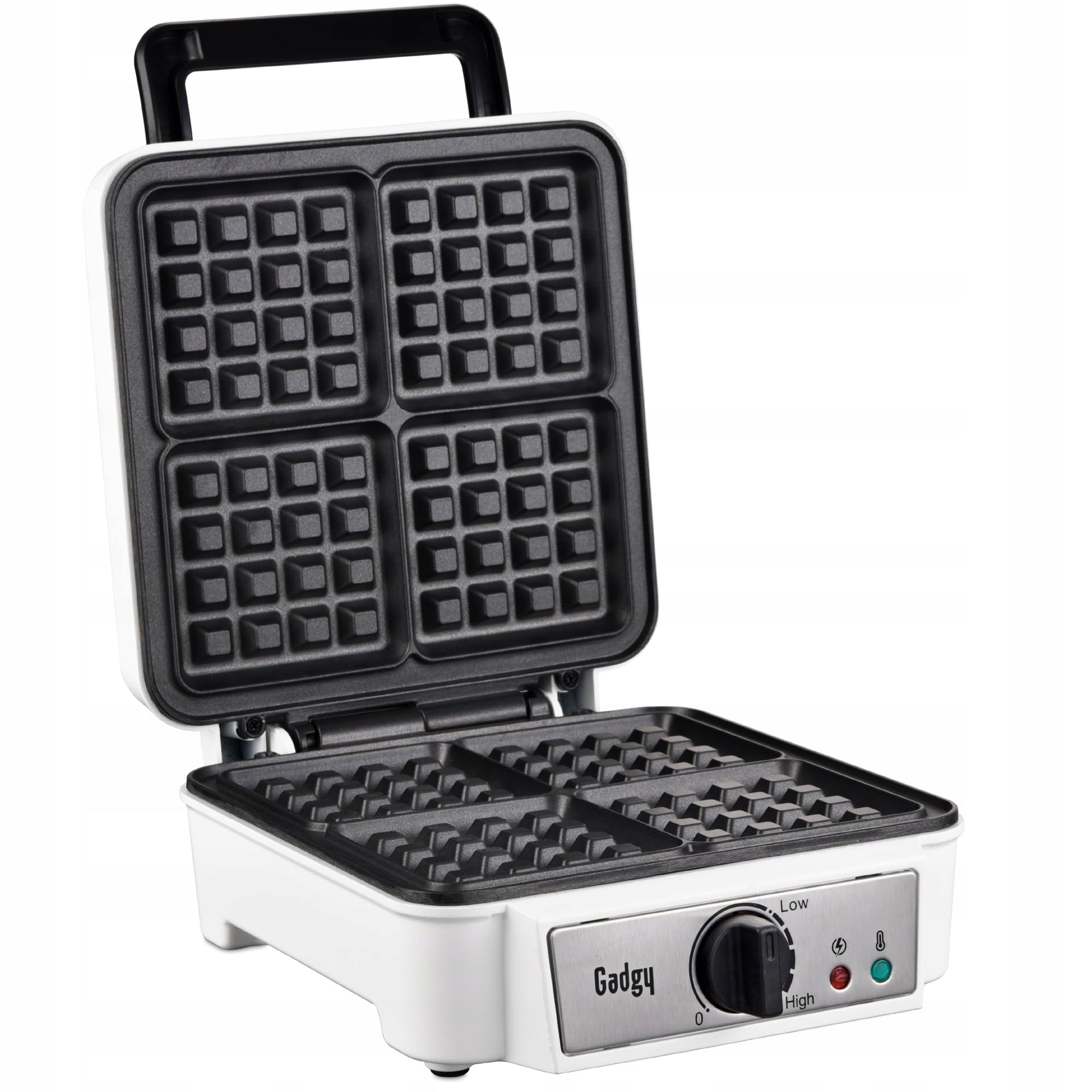 Double waffle maker for 2 quick waffles