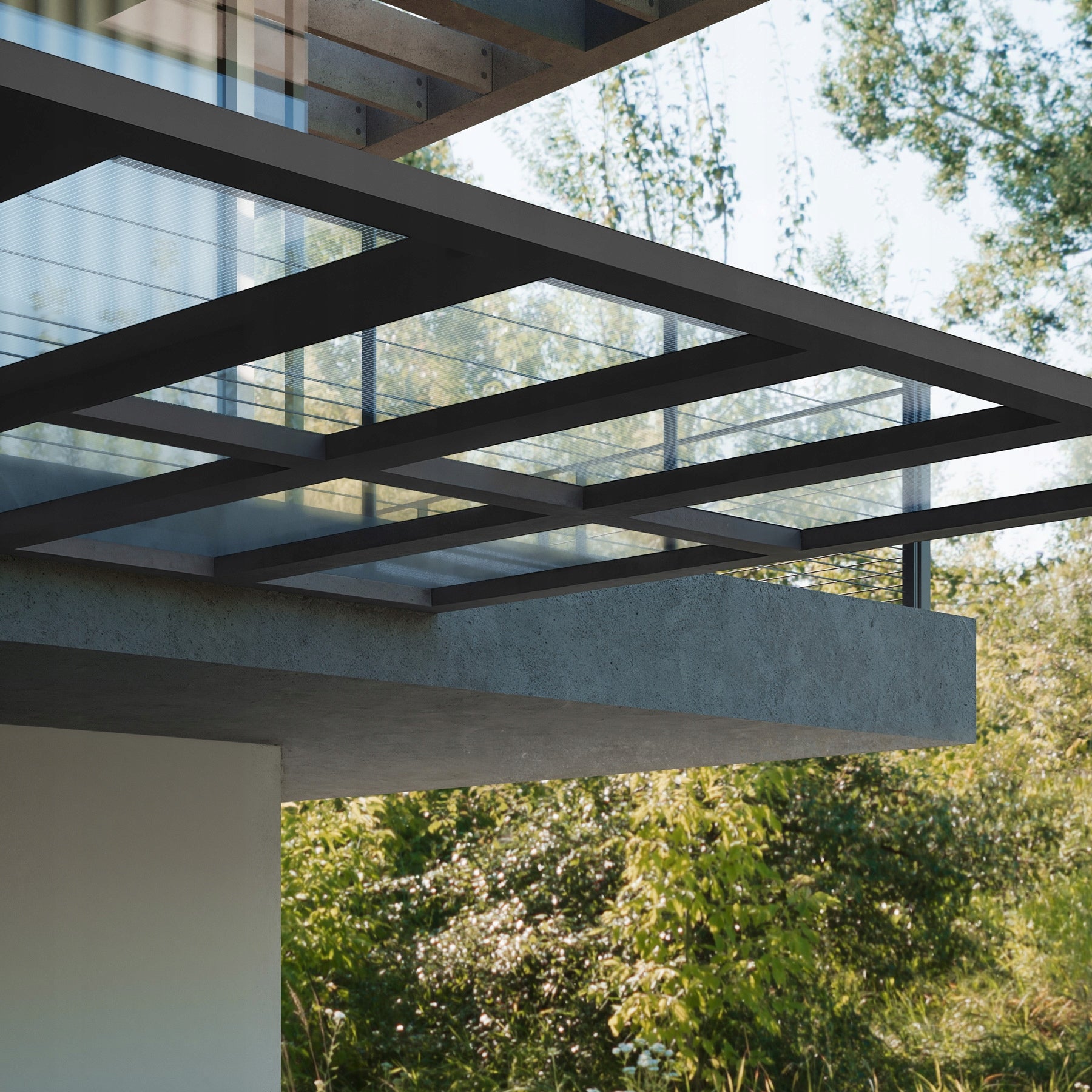 Double-walled polycarbonate panels, cut Packaging status original