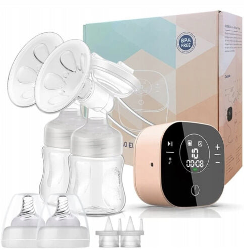 Double wireless breast pump bebebao