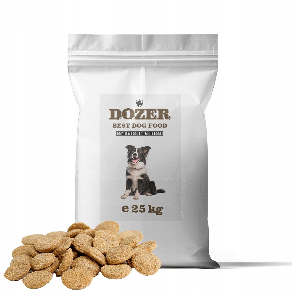 Dozer Complete Dry Food for Dogs with Poultry 25kg Premium