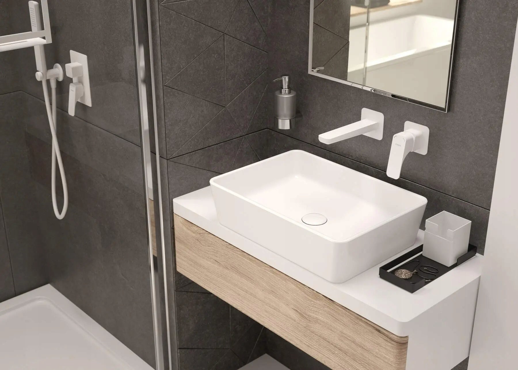 Deante Seifenspender Rund ADR 0421, Chrom 