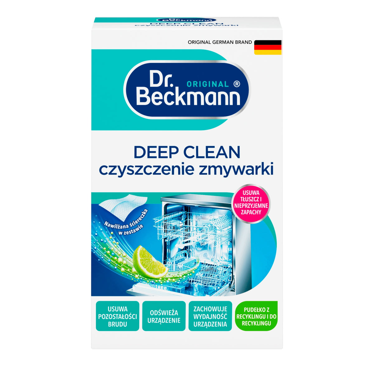 Dr. Beckmann Original Deep Clean Dishwasher Cleaning Kit 1 Pack