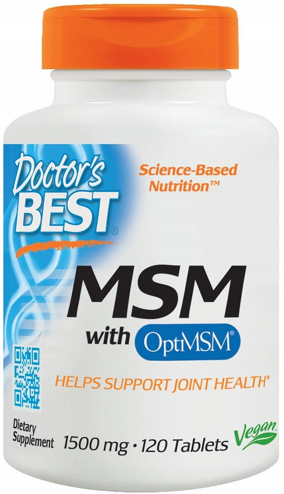 Dr Best MSM 1,5g OptiMSM SULPHUR Joints Injuries 120