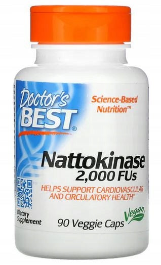 Dr Best Nattokinase 2000 FU CIRCULATORY SYSTEM 90 vege EAN (GTIN) 753950001251
