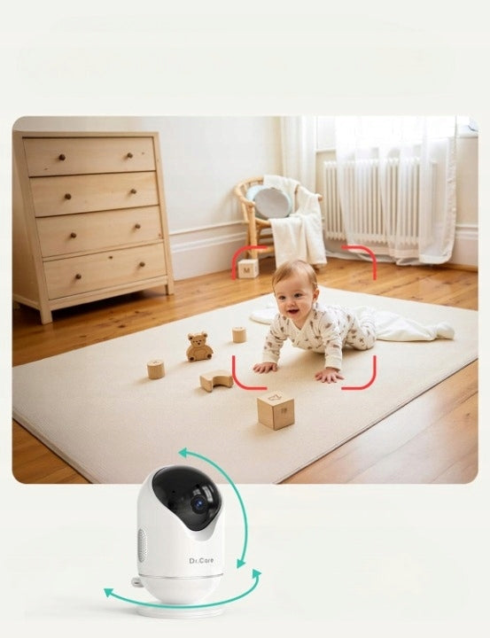 Dr.Care VistaView Nanny Wi-Fi Camera 2K Screen 5" HD Battery 5000mAh Packaging status original