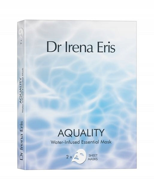 Feuchtigkeitsspendende Gesichtsmaske Dr Irena Eris Aquality, 2 Stk 