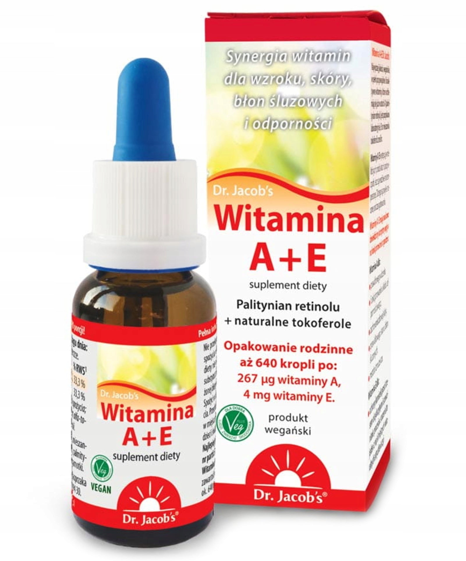 Dr Jacobs NATURAL Vitamin A + E tocopherols DROPS