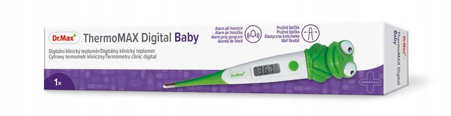 Dr. Max Thermometer with display for children frog