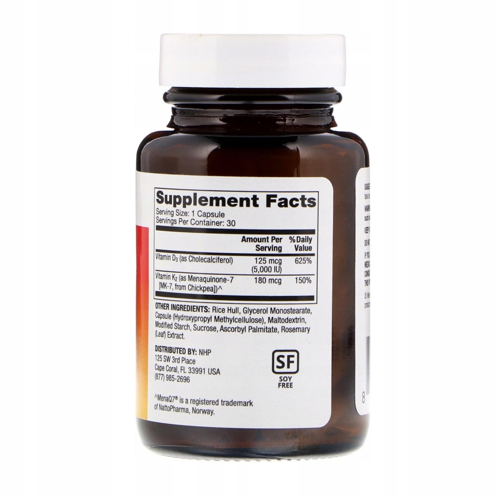 Dr. Mercola, Vitamins D3 & K2, 30 capsules Manufacturer code 813006016919