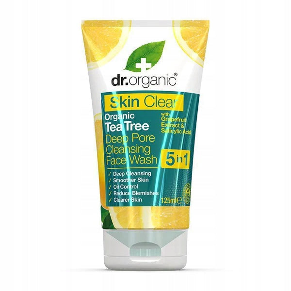 Reinigungsgel zur Porenverengung Dr. Organic Skin Clear, 125 ml 